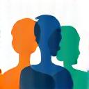 A graphic of people connecting through video chat.